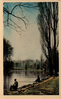 Tervuren -Le Parc - étang, Pêcheur - Tervuren