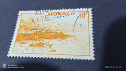 MONACO 1940-60  10F. -DAMGALI - Gebruikt