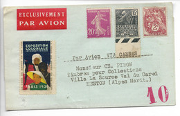 Aviation BEAUVAIS Oise Journal L'Aérogramme N° 10 Vignette Exposition Coloniale 1931     ...G - Aviation