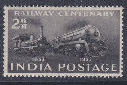 Inde N° 43 X Centenaire Des Chemins De Fer, Trace De Charnière Sinon TB - Unused Stamps