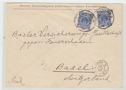 CHINA 1899 Cover TIENTSIN Via French PAQUEBOT Ligne To Basel Switzerland (c065) - Briefe U. Dokumente