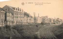 Belgique - Herve - Vue D'ensemble Vers La Gare Prise Du Pont - Photo Belge Lumière- Albert -  - Carte Postale Ancienne - Herve