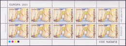 Europa CEPT 2001 Albanie - Albanien - Albania Y&T N°F2538 à F2540 - Michel N°KB2809 à KB2811 *** - 2001