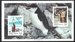 ARGENTINE. BF 35 De 1987. Traité Sur L'Antarctique/Biologie Marine/Ornithologie. - Trattato Antartico