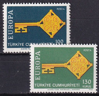 TÜRKEI 1968 Mi-Nr. 2095/96 ** MNH - CEPT - 1968