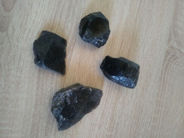 Obsidienne Noire Brute, Pierres Naturelles, Pierres Précieuses, Pierres De Guérison, Chakra 327gr - Minéraux