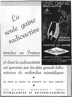 Radiante Gaine Radioactive Radioactivité Publicité - Advertising (Photo) - Objetos