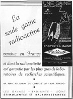 Radiante Gaine Radioactive Radioactivité Publicité - Advertising (Photo) - Objects