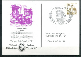 Tag Der Briefmarke 1981 - PP 78/14 - Postales Privados - Usados