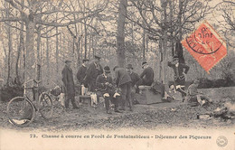 Fontainebleau           77         Chasse à Courre   Déjeuner Des Piqueurs           (voir Scan) - Fontainebleau