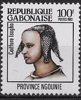 GABON Coiffure, Cheveux, Coiffes Yvert N°521 ** Neuf Sans Charniere. - Costumes