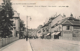 France - Vesoul - La Haute Saone Illustrée - Pont De L'hôpital - Rue Carot - B.F. - Animé - Carte Postale Ancienne - Vesoul