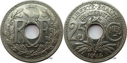 France - IIIe République - 25 Centimes Lindauer Cmes Souligné 1914 - SUP/AU58 - Fra4572 - 25 Centimes