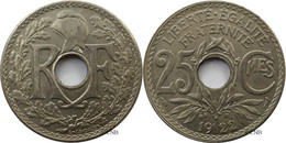 France - IIIe République - 25 Centimes Lindauer 1922 - SUP/MS60 - Fra4681 - 25 Centimes