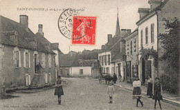 St Flovier * La Rue De Loches * Villageois - Other & Unclassified