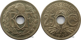 France - IIIe République - 25 Centimes Lindauer Maillechort .1939. - SPL/MS63 - Fra4718 - 25 Centimes