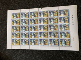 Belgie 1986 2226 MICHEL-EDMOND DE SELYS-LONGCHAMPS Volledig Vel FULL SHEET MNH PLAATNUMMER 2 - 1981-1990