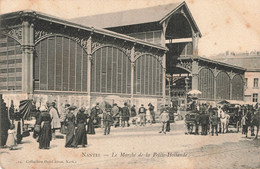 France - Nantes - Le Marché De La Petite Hollande - Collection Decré Frères - Animé - Attelage - Carte Postale Ancienne - Nantes