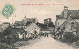 St Antoine Du Rocher * La Rue Du Moulin à La Gare * Villageois - Sonstige & Ohne Zuordnung