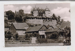 6545 GEMÜNDEN / Hunsrück, Strassenpartie, Burg,  1964 - Simmern