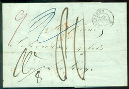 Suisse 1841 Lettre De Lausanne à Banque Scheurleer & Zoonen La Haye Pays Bas - ...-1845 Préphilatélie