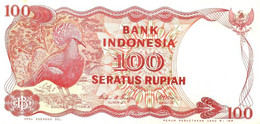 INDONESIA 100 RUPIAH RED BIRD FRONT WATER DAM BACK DATED 1984 P.122a UNC READ DESCRIPTION - Indonésie