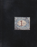 1L BLEU ET BRUN OBLITéRé N° 12 YVERT ET TELLIER  1870-1903 - Postage Due