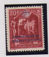 Liechtenstein -  (1932) - Service - 20 R. Surcharge   - Neuf* - MLH - Official
