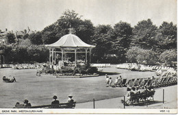 GROVE PARK, WESTON SUPER MARE, SOMERSET, ENGLAND. UNUSED POSTCARD   Wd9 - Weston-Super-Mare