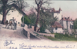 Vaumarcus NE, Paysans, Boeufs Et Château De Vaumarcus (cpn 353) - Vaumarcus