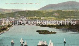 THE MOORAGH LAKE RAMSAY OLD COLOUR POSTCARD ISLE OF MAN - Isle Of Man