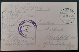 Poland 1917 Post Cancel Postcard - Brieven En Documenten