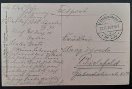 Poland 1915 Post Cancel Postcard - Brieven En Documenten