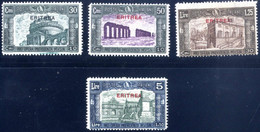 * 1930, Milizia III Con Soprastampa "ERITREA", Serie Completa Nuova Con Gomma Originale (Sass. 170-3, € 360). - Eritrea