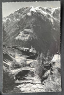 Binn Mit Breithorn Kirche U. Brücke über Del Binna/ Photo Gyger Adelboden - Binn