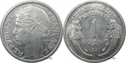 France - GPRF - 1 Franc Morlon Aluminium Poids Léger 1941 - SUP/AU58 - Fra4768 - 1 Franc