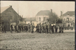Roizy * RARE Photo * Fanfare Orchestre , Coin Du Village Sous Occupation Allemande WW1 Guerre 14/18 War - Autres & Non Classés