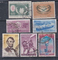 Inde N° 184 / 90 O  :  Les 7 Valeurs Oblitérées Sinon TB - Used Stamps