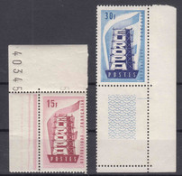 France 1956 Europa CEPT Mi#1104-1105 Mint Never Hinged - Unused Stamps