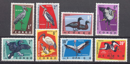Congo Republic Birds 1963 Mint Never Hinged - Neufs