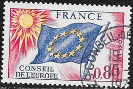 N°  47   FRANCE  -  CONSEIL DE L'EUROPE  - OBLITERE  -  1975 - - Oblitérés