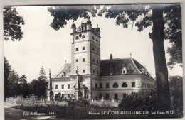 C5336) Museum Schloss GREILLENSTEIN Bei HORN - NÖ  Tolle Alte S/W AK - Foto A. Klapper - Horn