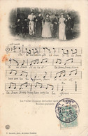 Folklore - Les Vieilles Chansons Des Landes - Rondeau Populaire - Phot. F. Bernède - Carte Postale Ancienne - Musica