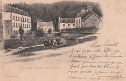 56 LA GACILLY.  CARENTOIR.    Le Bout Du Pont De La Gacilly      TB.  PLAN.1903.    RARE - La Gacilly