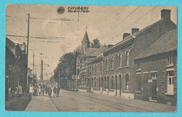 * Paturages - Colfontaine (Hainaut - La Wallonie) * (Albert) Rue De La Perche, Animée, Tramway, Unique, Old, Rare - Colfontaine