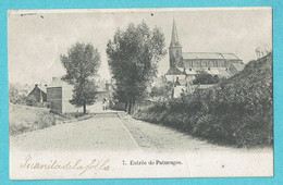 * Paturages - Colfontaine (Hainaut - La Wallonie) * (Union Postale Universelle, Nr 7) Entrée De Paturages, église, Old - Colfontaine