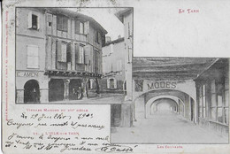 L'ISLE SUR TARN  ;Vieiiles Maisons Du XVIe Siècle - Les Couverts (  1903) - Lisle Sur Tarn