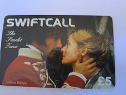 GREAT BRITAIN   5  POUND / SWIFTCALL / THICK CARD/ LIMITED EDITION / THE SCARLET TUNIC /    PREPAID USED    ** 12103** - Autres & Non Classés