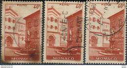 Monaco 1939. ~ YT 172 (par 3) - 40 C. Place St Nicolas - Usados