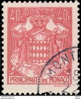 Monaco 1943. ~ YT 251 -  40 C. Armoiries - Gebraucht